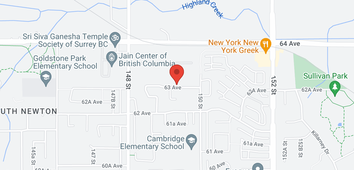 map of 14965 63 AVENUE